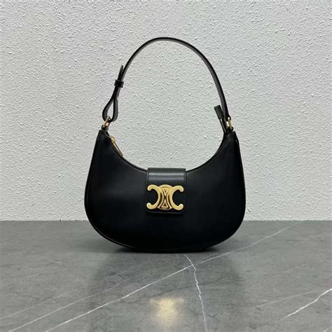 celine ava bag black and tan|Celine medium ava triomphe bag.